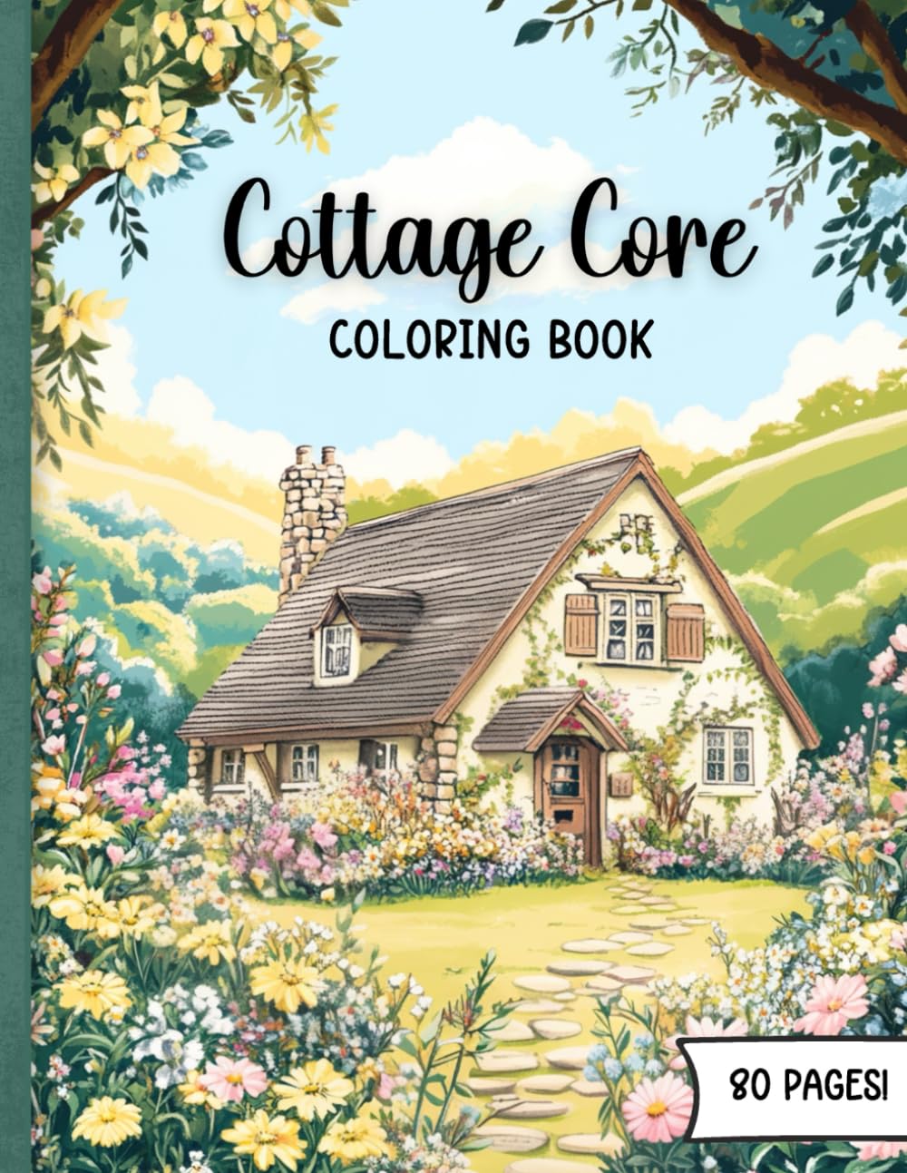 Cottage Core Coloring Book: A Tranquil Escape into Nature’s Charm