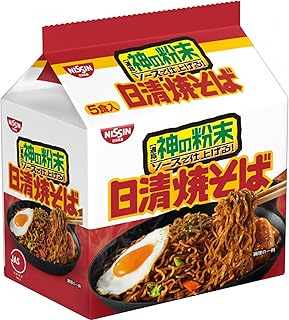 日清食品 日清焼そば 5食パック インスタント袋麺 500g×6パック