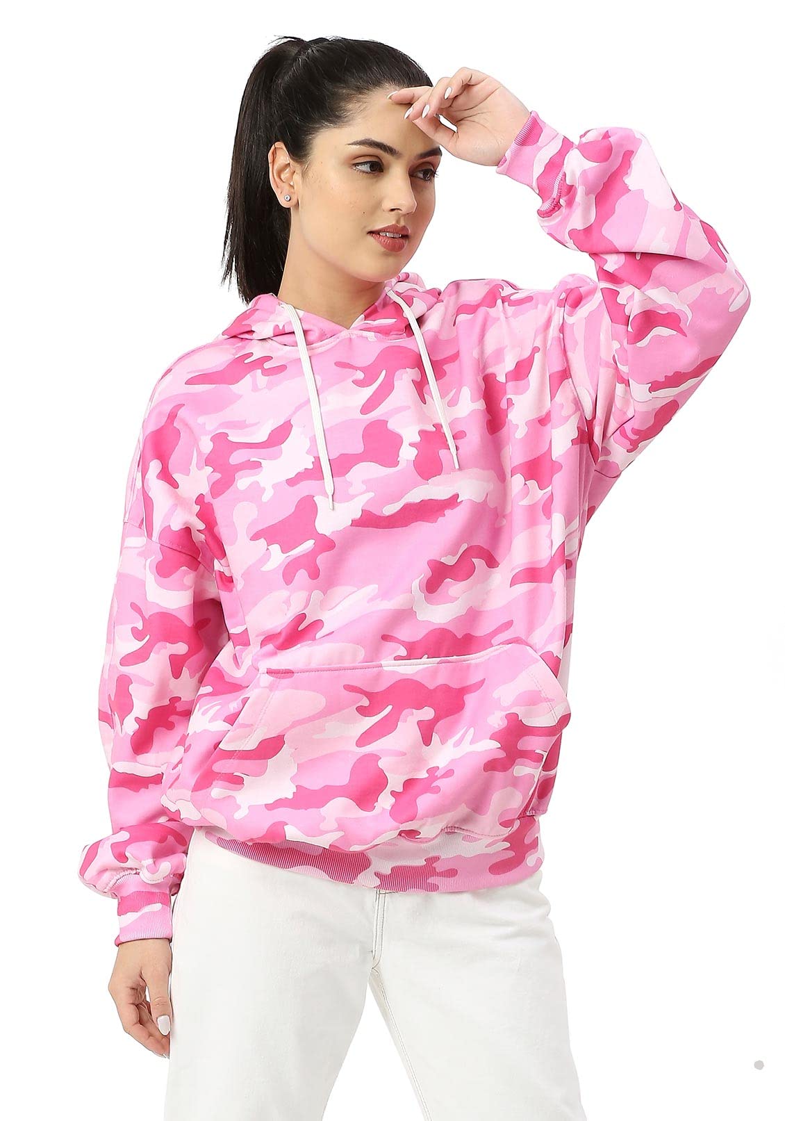 wear your opinion Women's Oversized Hoodie Sweatshirt for Winter Wear-picture-25