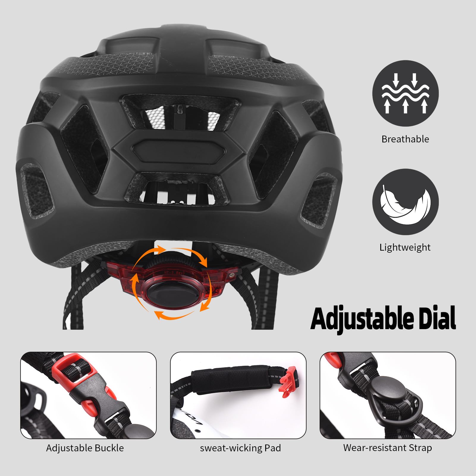 Lixada Fahrradhelm Im Baseballcap-Stil - Ultraleichter Mountainbike Helm Mit Visier