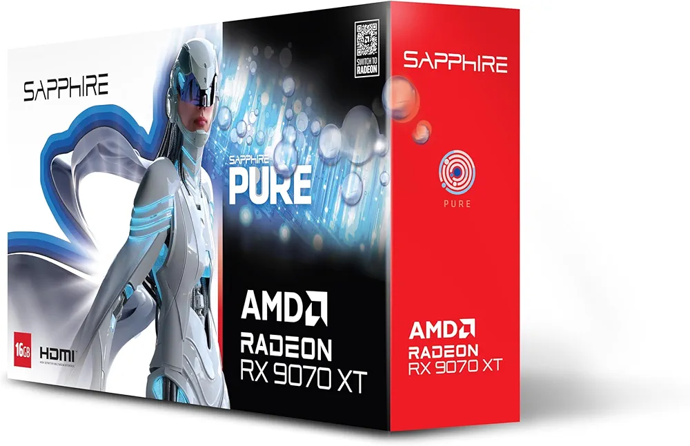 Amazon | SAPPHIRE PURE Radeon RX 9070 XT GAMING OC 16GB