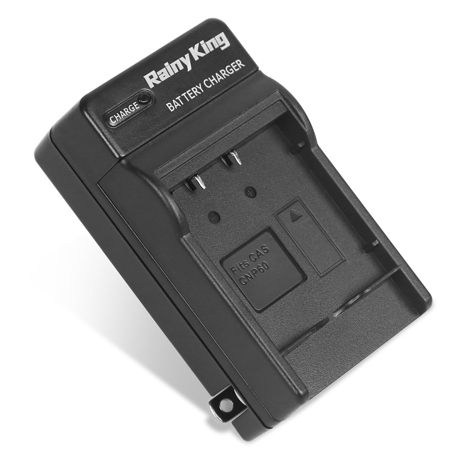 Battery Charger for Casio NP-60 NP60 Battery, Compatible with Casio Exilim EX-Z9, EX-FS10, EX-S10, EX-S12, EX-Z20, EX-Z21, EX-Z25, EX-Z29, EX-Z80, EX-Z80A, EX-Z85, EX-Z90 Cameras