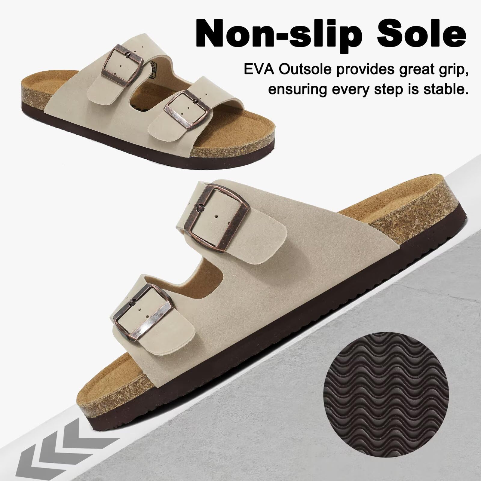 Mules et Sabots Homme Chaussons Pantoufles avec Fermé Confortable d'Intérieur Extérieur 41-46 EU