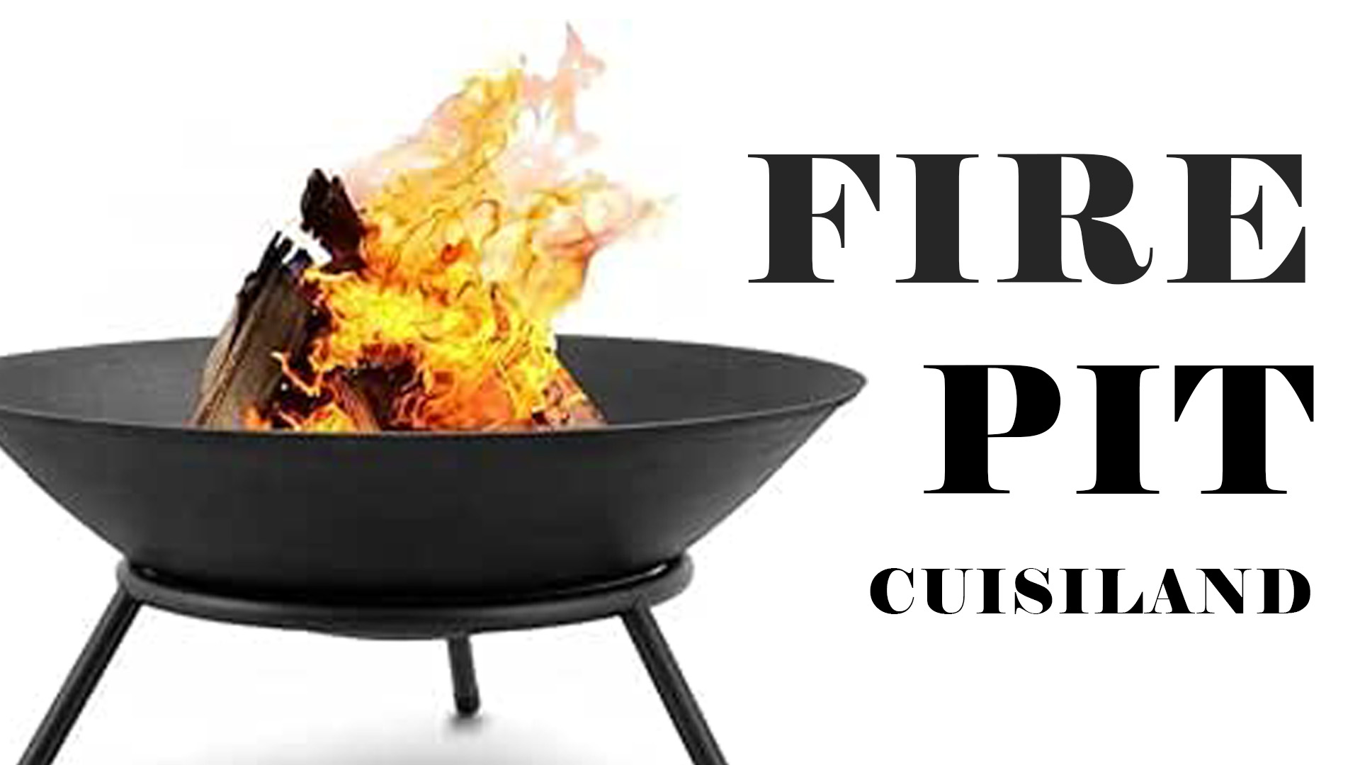Cuisiland Fire Pit Bowl Outdoor Wood Burning, Heavy-Duty, 22 Inches Firepit Firebowl Fireplace Heater Log Charcoal Burner Deep Large Round Camping Outside Patio Backyard Deck (56