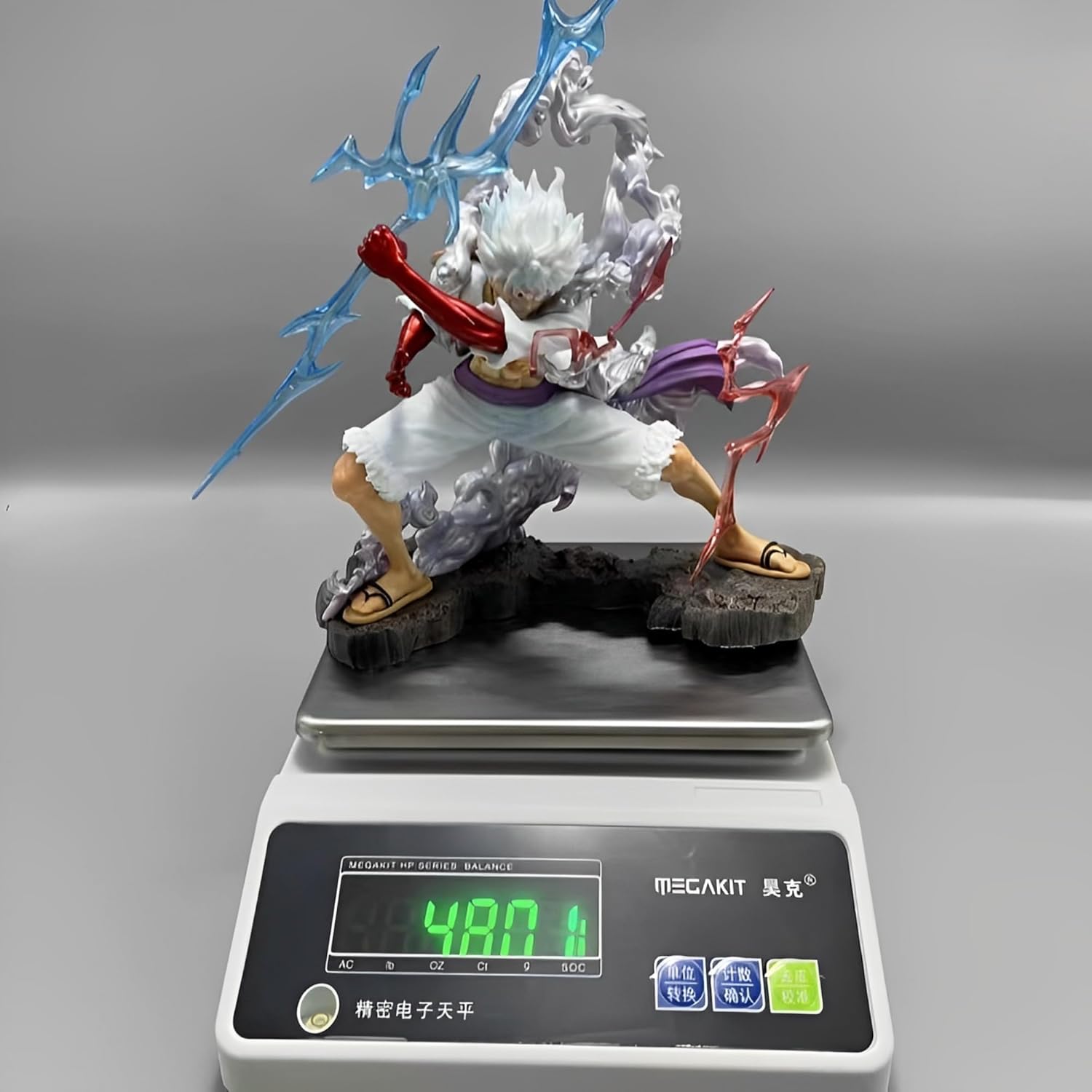 Luffy Figure Gear 5 Luffy Figurine Anime Character Figurine with Exquisite Decorative Details for Game and Anime Fans -8"