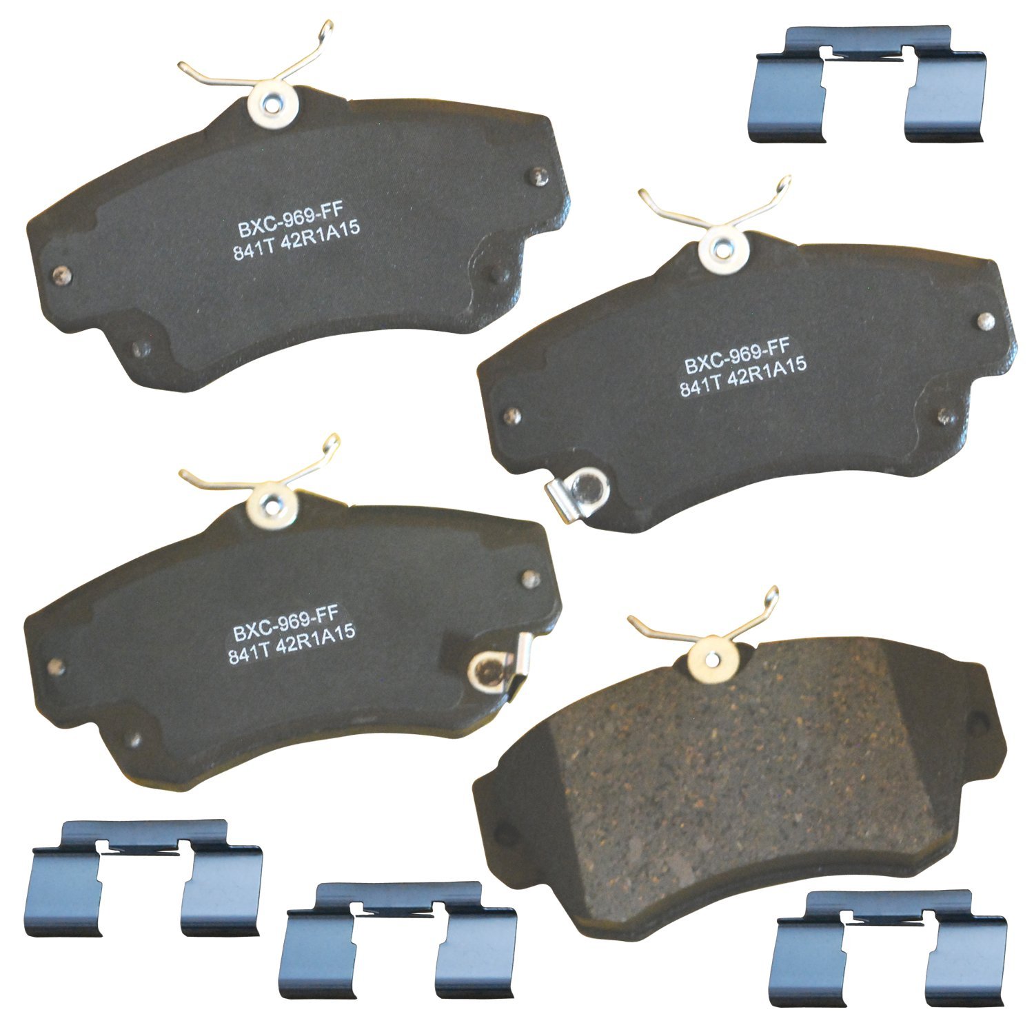 Bendix Premium SBC841T Ceramic Front Brake Pads for Chrysler PT Cruiser 2009-2003, Dodge Neon 2005-2003