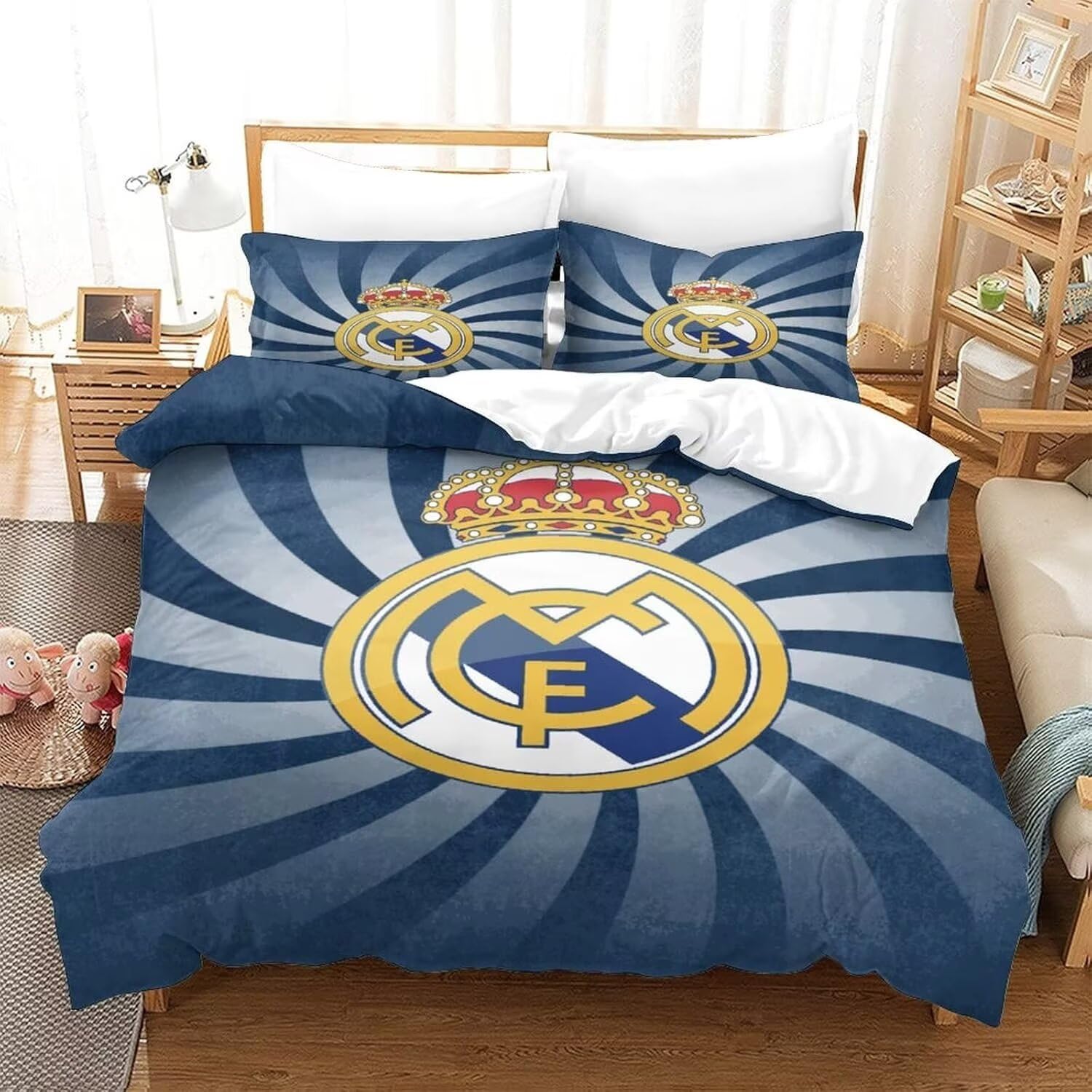 Housse de couette 220x240 cm anti-plis SHAARI pour un lit toujours impeccable