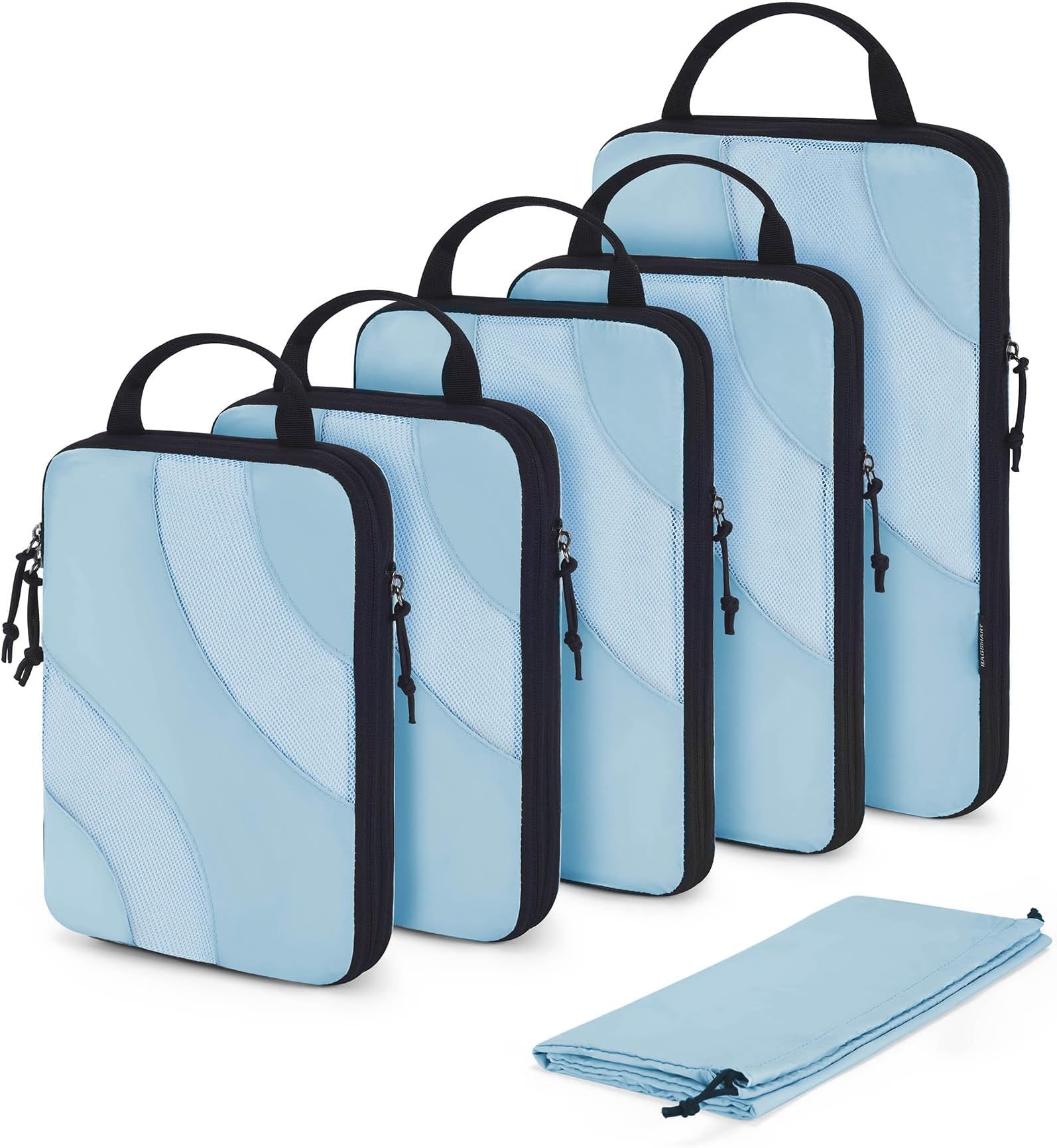 BAGSMART å§çž®ãããã³ã°ãã¥ãŒã æ
è¡çš 6åã»ãã æ
è¡çšãããã³ã°ãã¥ãŒã ã¹ãŒãã±ãŒã¹çš å§çž®ã¹ãŒãã±ãŒã¹ãªãŒã¬ãã€ã¶ãŒ ããã°ã»ãã&ãã©ãã«ãã¥ãŒã è·ç©çš 軜éãããã³ã°ãªãŒã¬ãã€ã¶ãŒ ã¹ã«ã€ãã«ãŒ