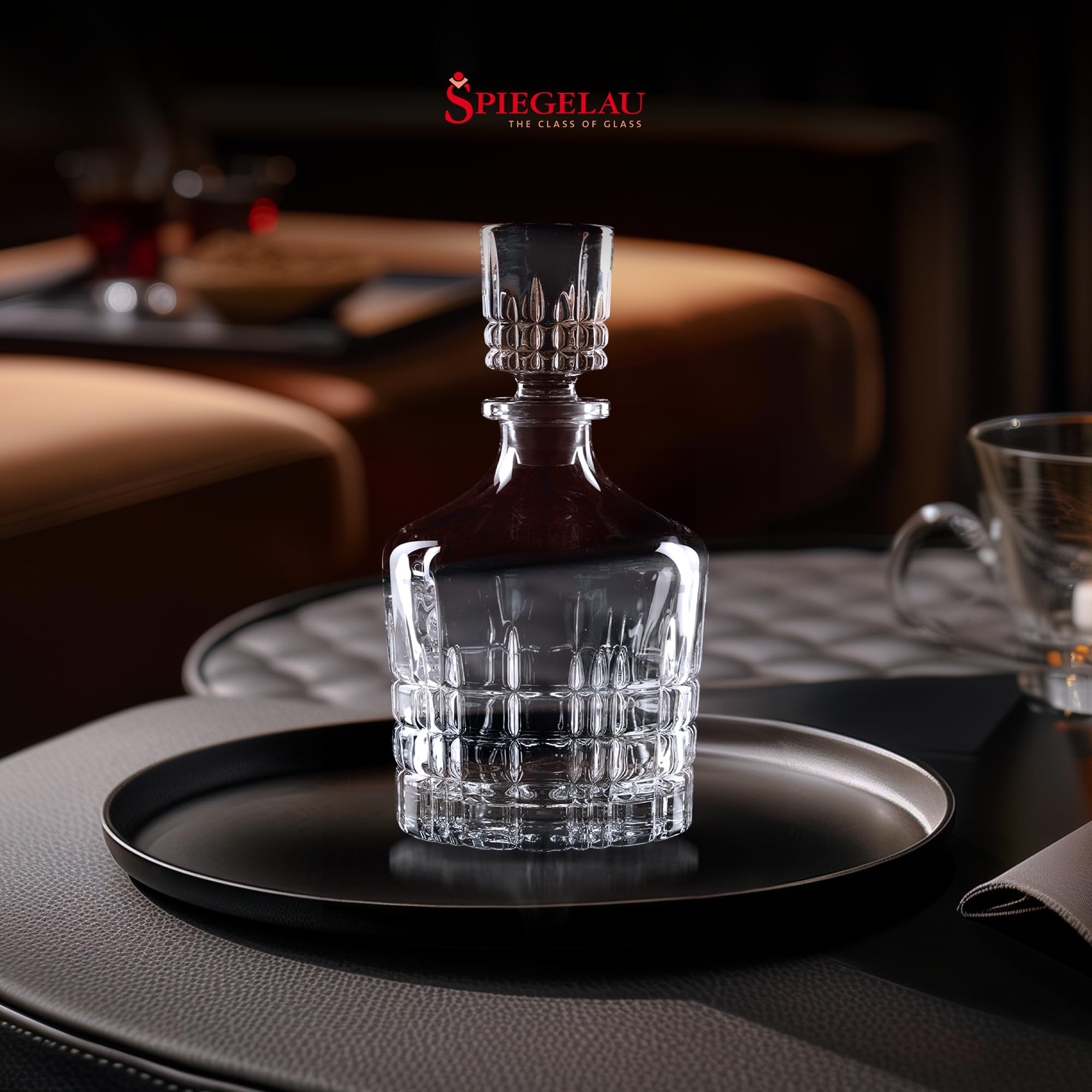 Spiegelau Perfect Serve Whisky-Dekanter, 0,75 L, 4500158 | Whiskyflasche, Kristallglas