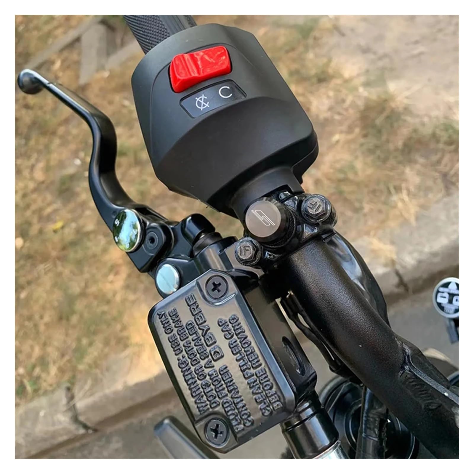 Compatibile con GSXS 750 GSX-S 750 GSX S750 GSXS 1000 GSXS125 150 950 CNC Moto Specchietto retrovisore Foro Tappo Vite Bulloni Tappi di copertura(Blue)