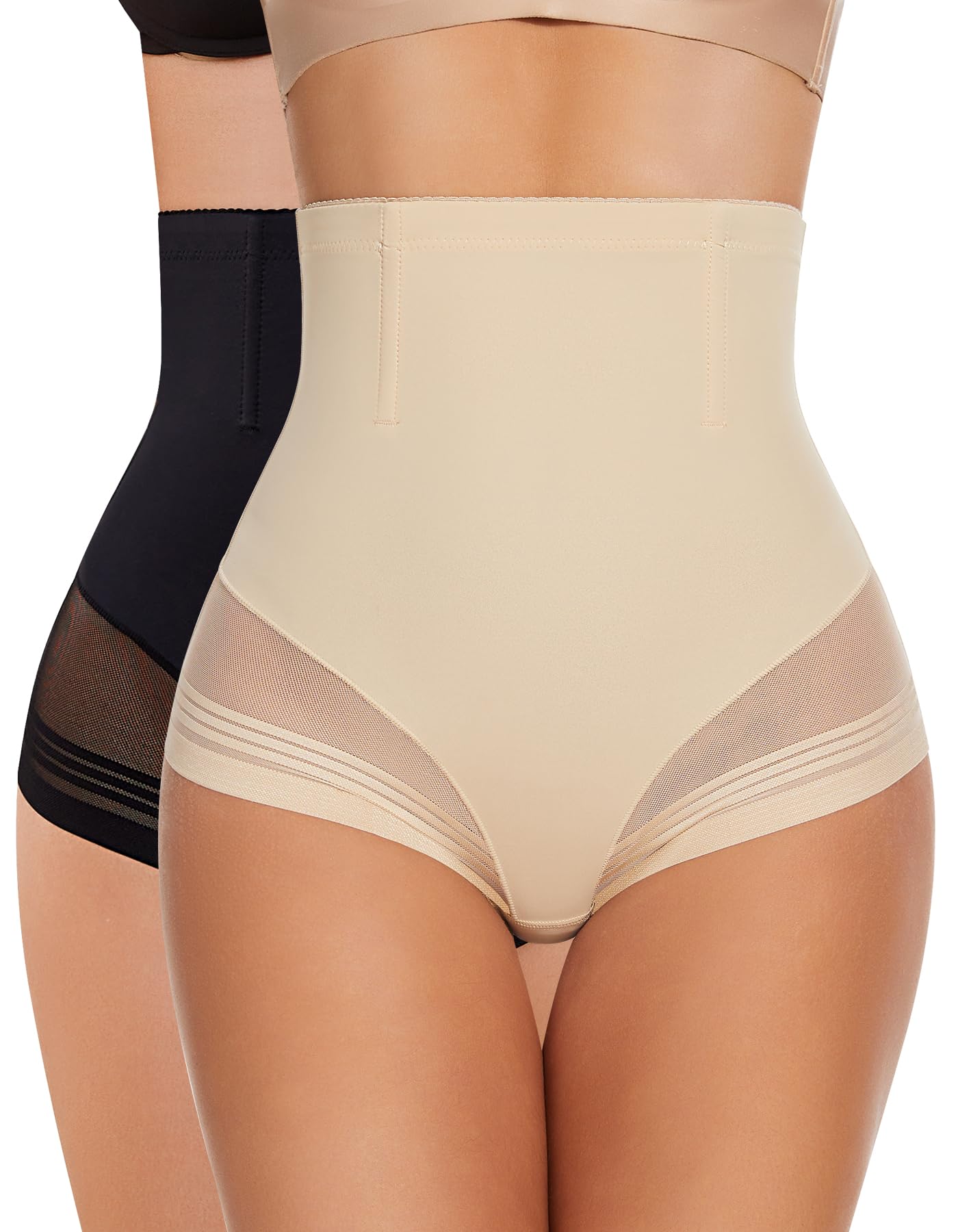 SIMIYA Bauchweg Unterhose Damen Shapewear Bauch Weg Miederhose Hoher Taille Miederslip Unterbauch Kontrolle Body Shaper für Frauen
