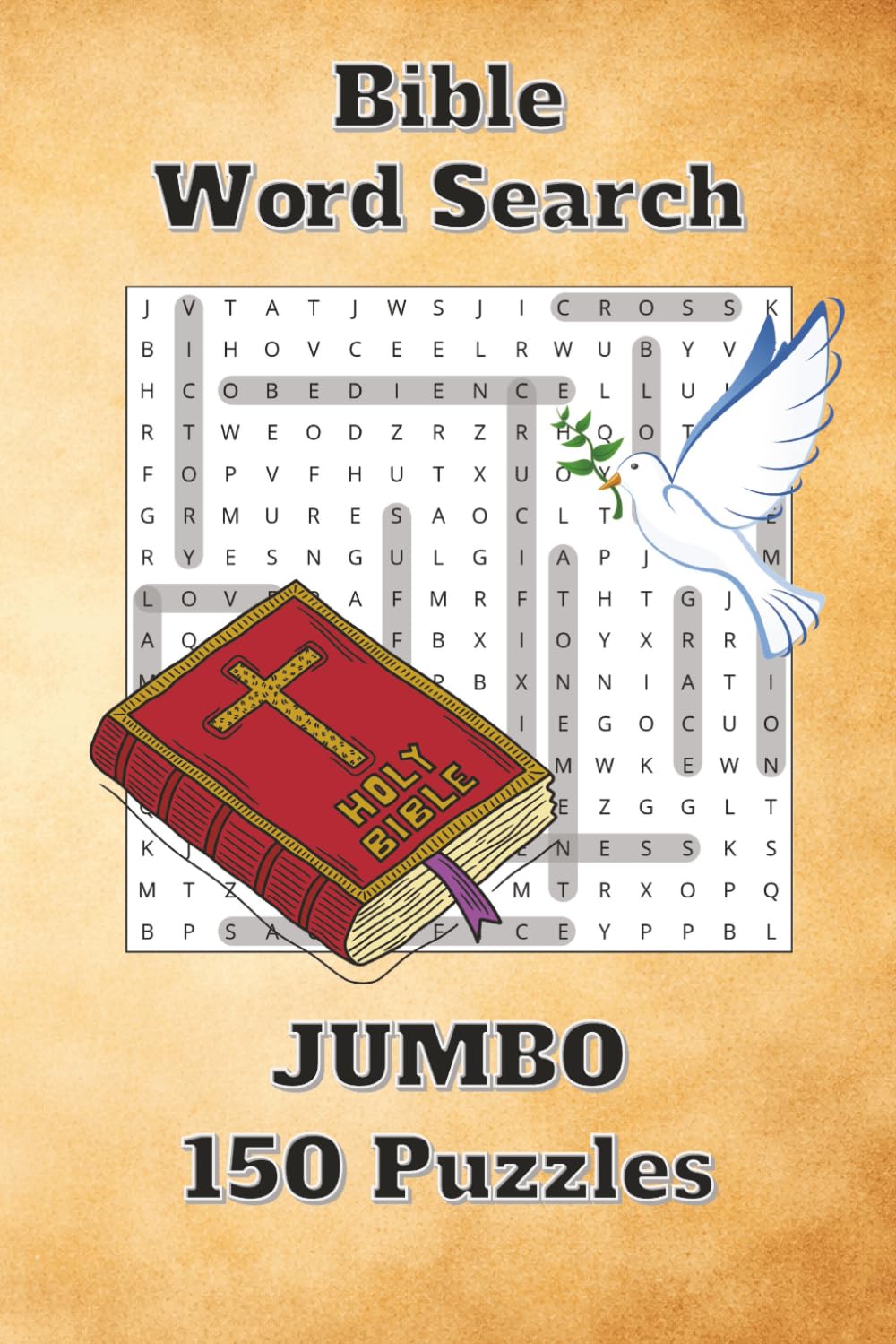 Holy Bible Jumbo Word Search Book: Scripture-Inspired Puzzles for Relaxation, Reflection, and Spiritual Growth