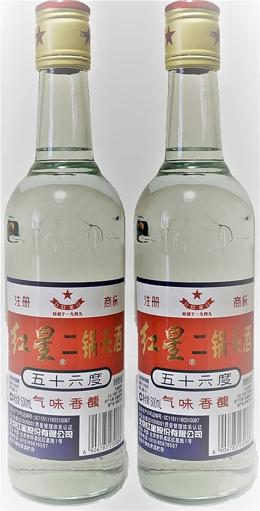 北京紅星二鍋頭　アルコードシュ（56度） 500ml　12瓶　J・J 41Ck2pGcC0L.jpg_BO30,255,255,