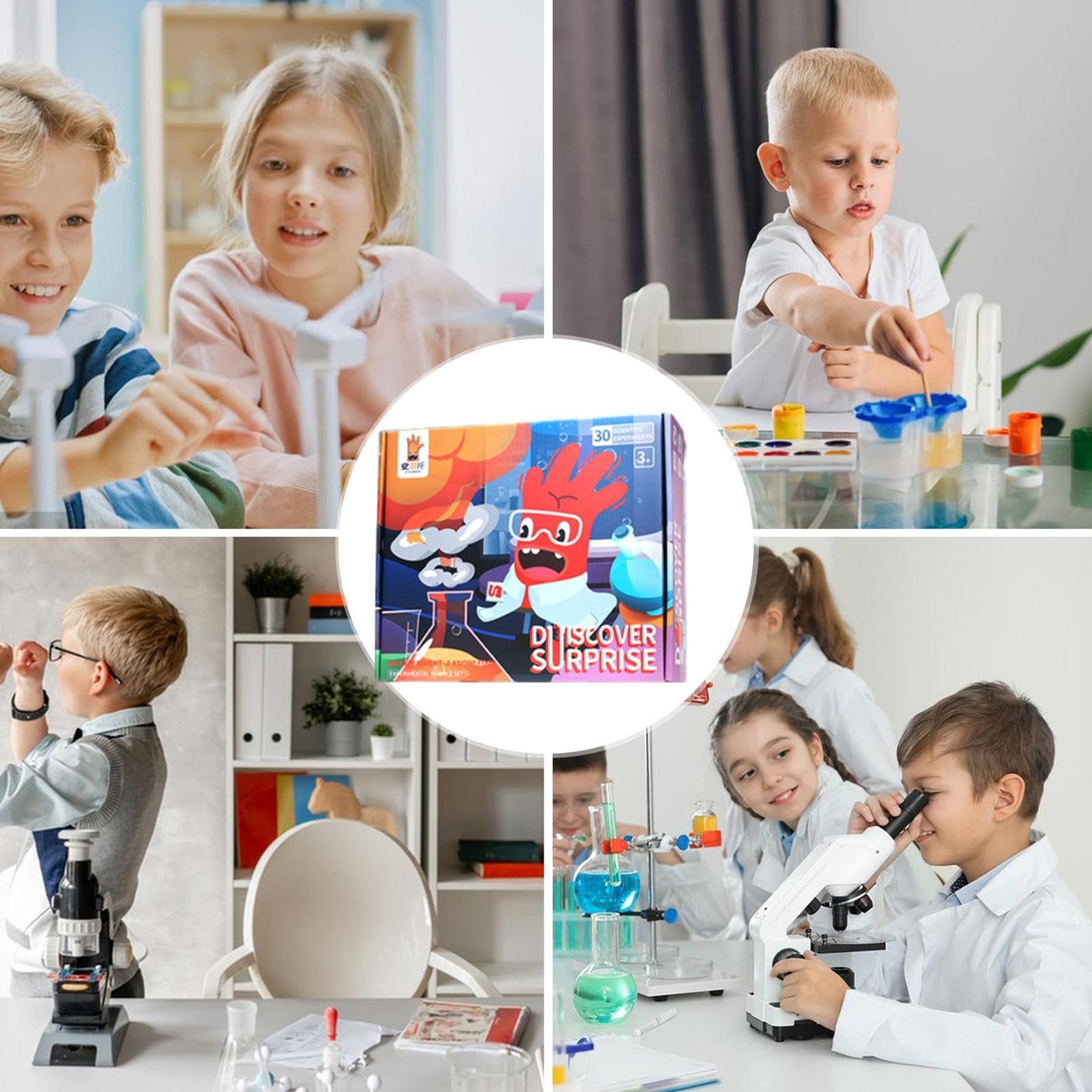 Kit Di Esperimenti Scientifici Educativo Include 132 Piccoli Esperimenti | Kit Scienza Con Progetti STEM Interattivo Per Vacanze, Compleanni, Sviluppo Precoce E
