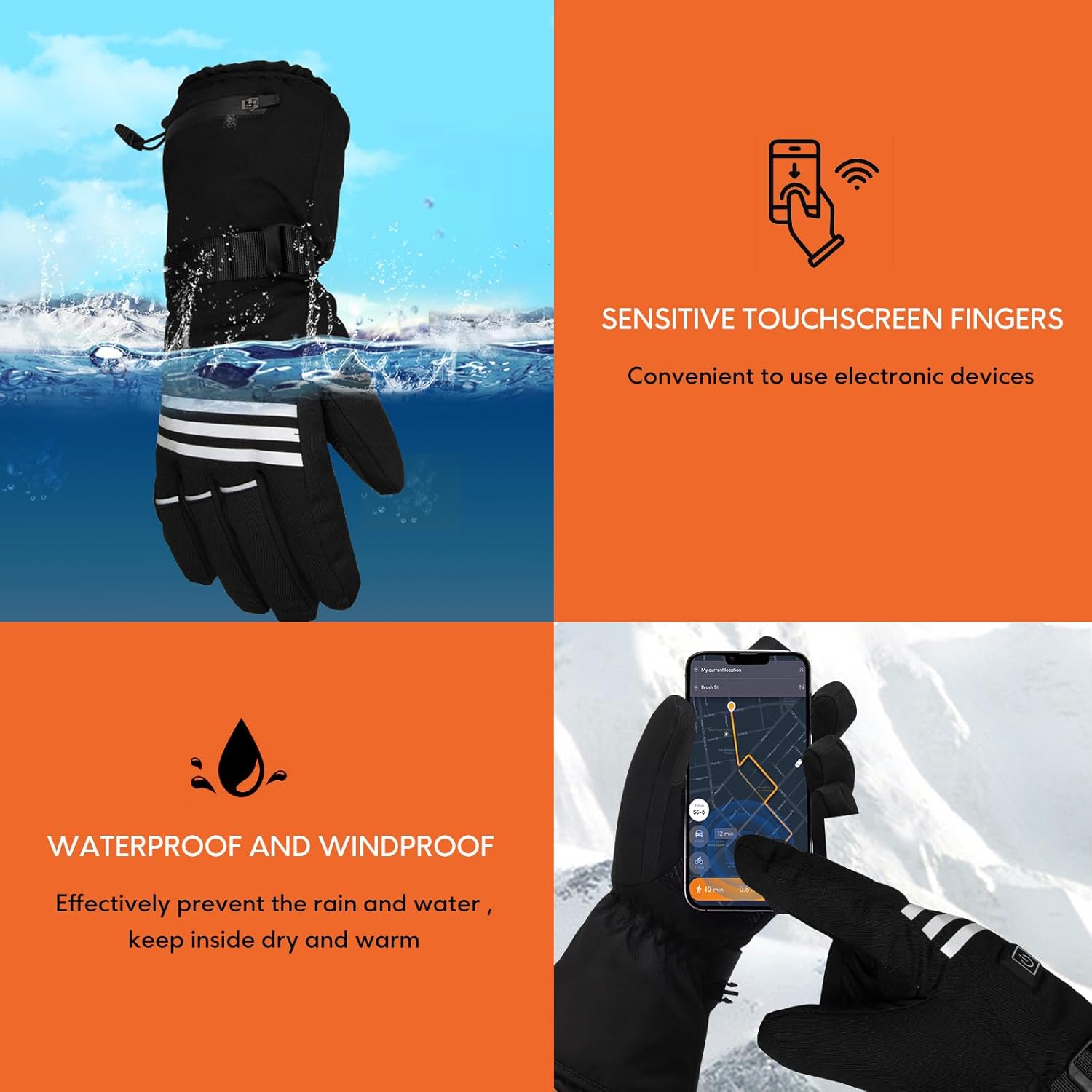 Hccsport Heated Gloves size chart