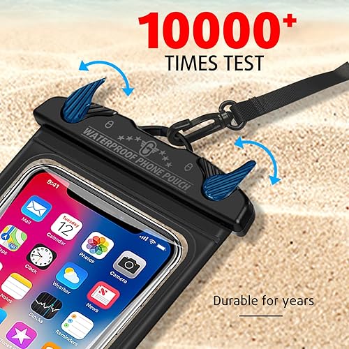 Miniatura 4 de CATACC PRO Bolsa impermeable para teléfono, funda impermeable con cordón, bolsa seca grande para teléfono celular para iPhone 15 14 13 12 Pro Max,