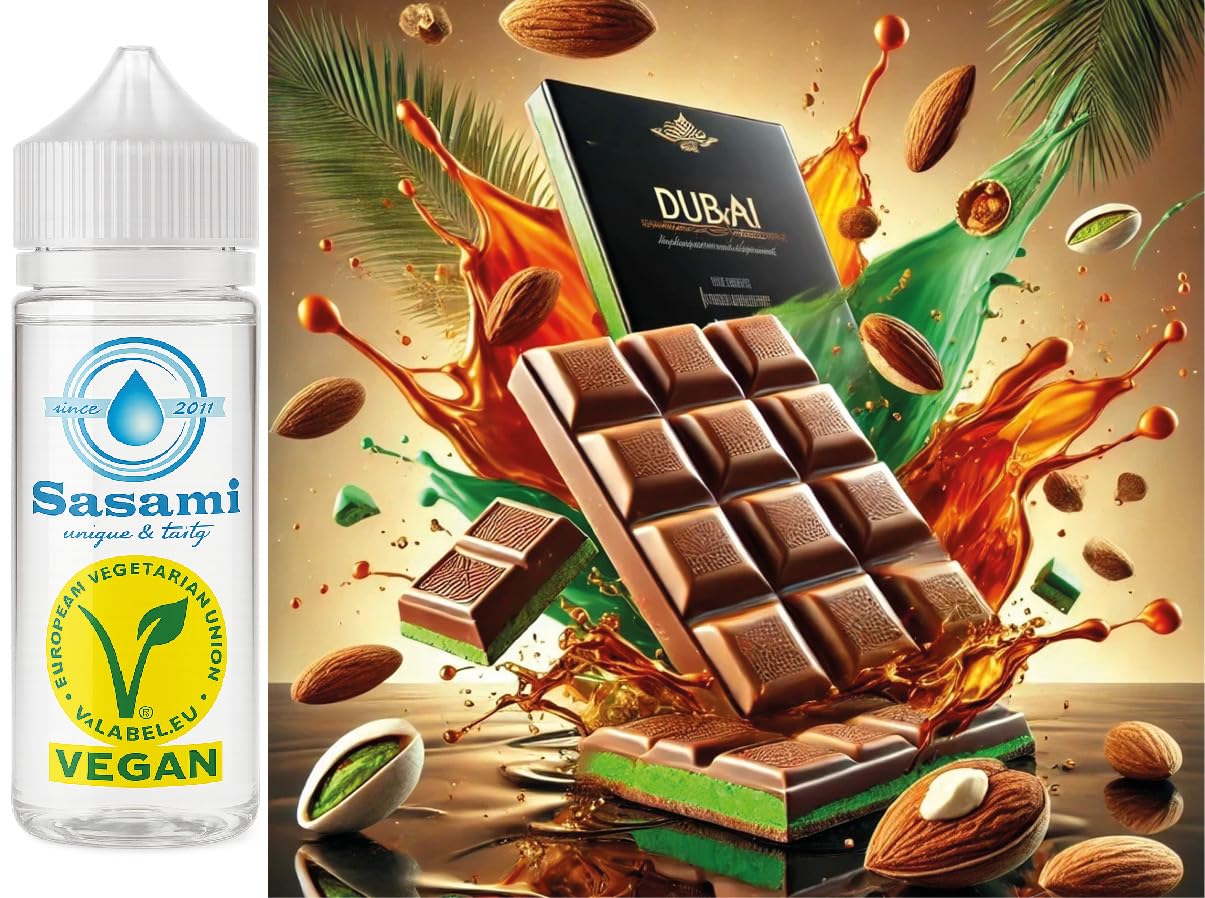 Czekolada Dubai Persian Kiss – migdał aromat koncentrat – Wegański – Sasami – 100ml