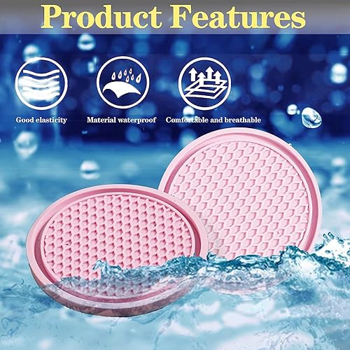 Miniatura 4 de Gunhunt 4 posavasos para automóvil, posavasos fijos impermeables de panal de abeja, inserto antideslizante de PVC de 2.75 pulgadas, universal para