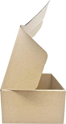 Miniatura 10 de Cajas de envío pequeñas de 6 x 3 x 1 pulgadas, paquete de 50 cajas de envío de cartón corrugado, caja de correo móvil para negocios