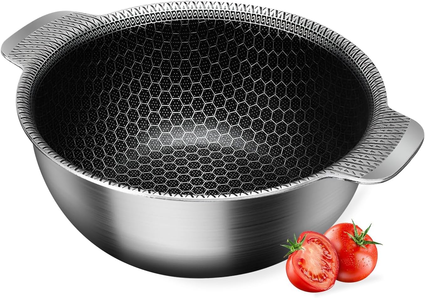 HEVASNEK Versatile Nonstick 1L Mini Stock Pot – Stainless Steel, Induction & Gas Compatible, Durable, Compact, Perfect for Small Meals, Soups, Sauces & Stews