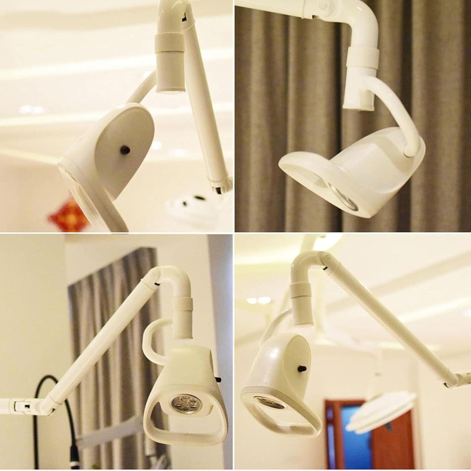 SenhE LED-untersuchungsleuchte, 21W, AC90-240V, Flexibler Schwenkarm zur Wandmontage, Helles LED-Licht für Tierarzt, Zahnarzt, Klinik und Schönheitssalons