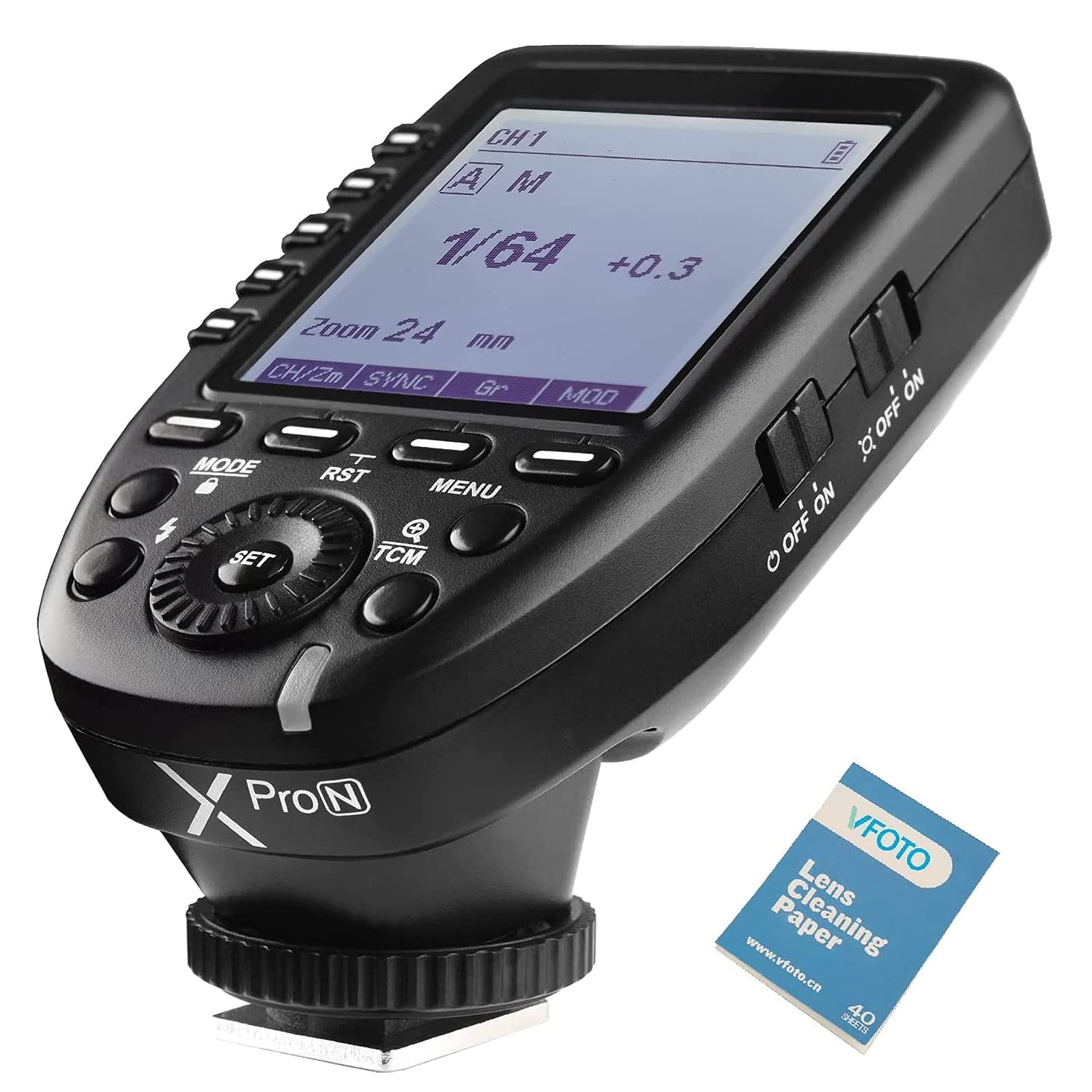 Godox XPro-N Wireless Flash Trigger i-TTL 2,4G Trasmettitore 1/8000s HSS Ad Alta Velocità per Fotocamere D4 D5 D60 D70S D7C0 D750 D800 D5000 D5100 D5300 D7000 D7100