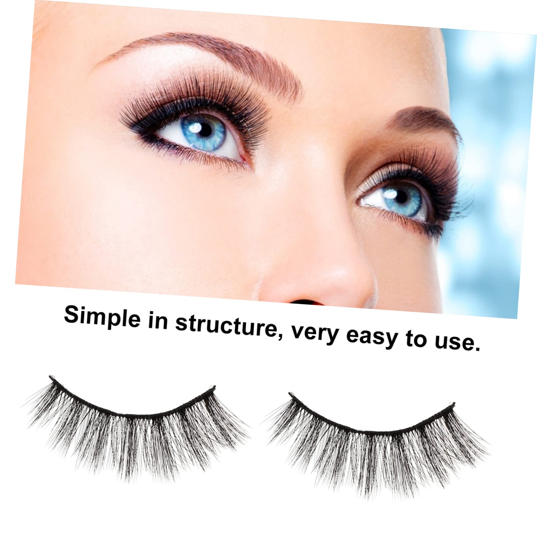 POPETPOP Pestañas Postizas Naturales Pack De Extensiones De Maquillaje Para Uso Diario y Eventos Especiales Efecto Realista y Atractivo Accesorios Cosméticos Para Mujeres