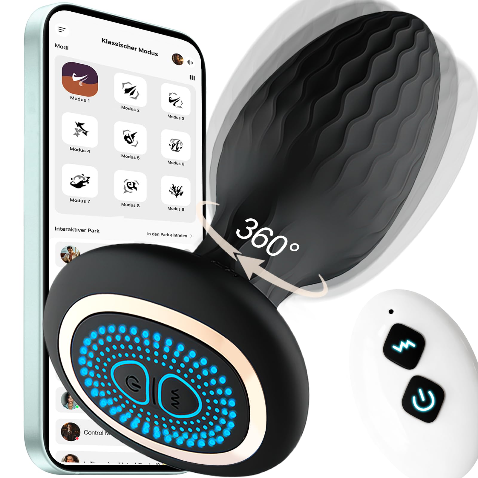 Vibratore Anale, Stimolatore Prostata, Vibratoreper Uomo Professionale Plug Analesex Toy Dilatatore Ano per Uomo Vibratoreper Donna Analesex Toy Telecomando Sex Toys Sessuali per Uomini