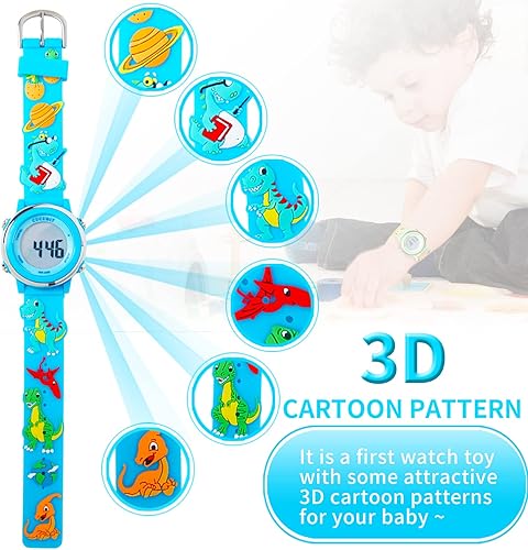 Miniatura 4 de Recordatorio diario de reloj de entrenamiento para ir al baño, resistente al agua, larga duración de la batería, temporizador de entrenamiento de