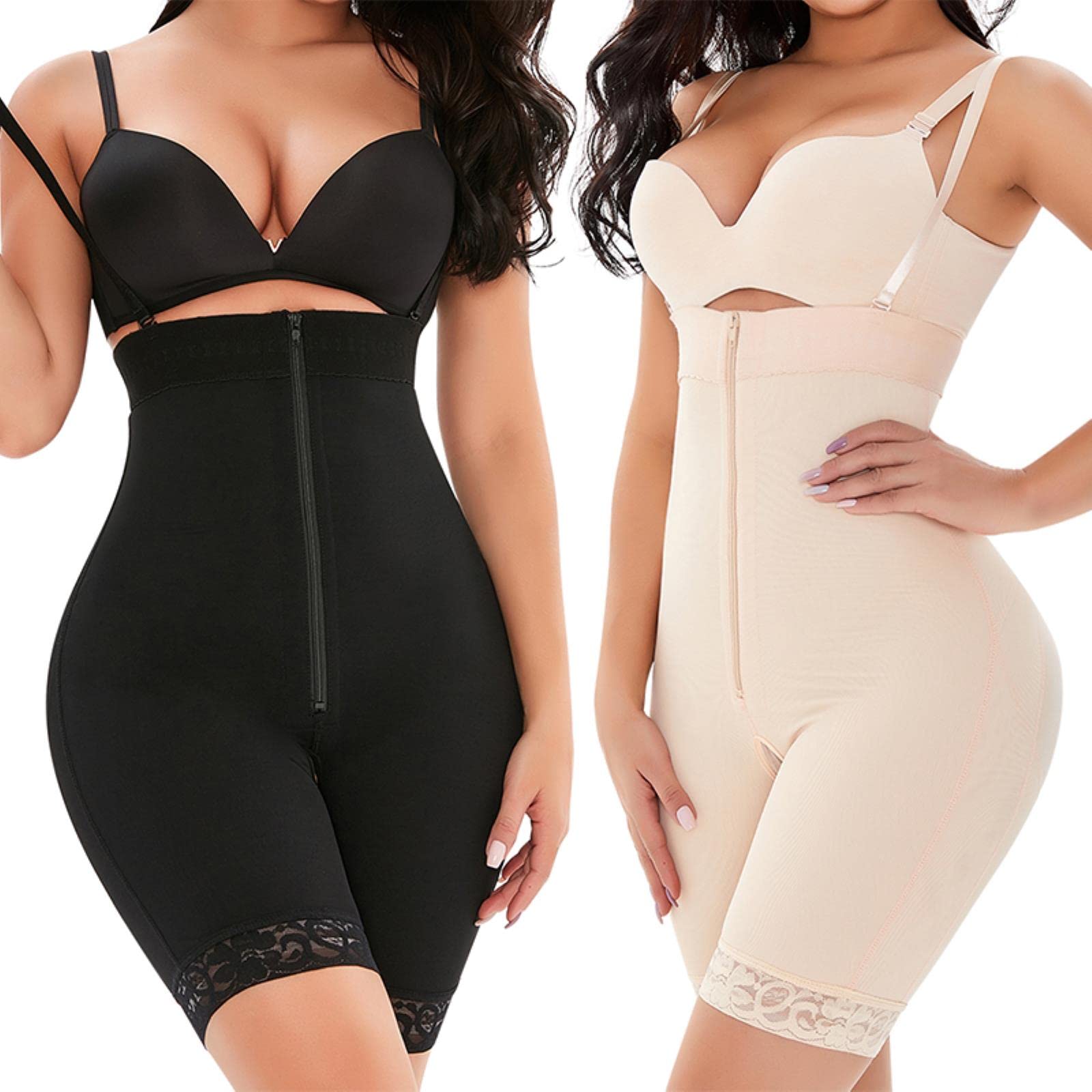 Hochkompression Taillentrainer Ganzkörper -Unterbust Slim Hantel Korsett Gürtel Butt Lifter Bodysuit