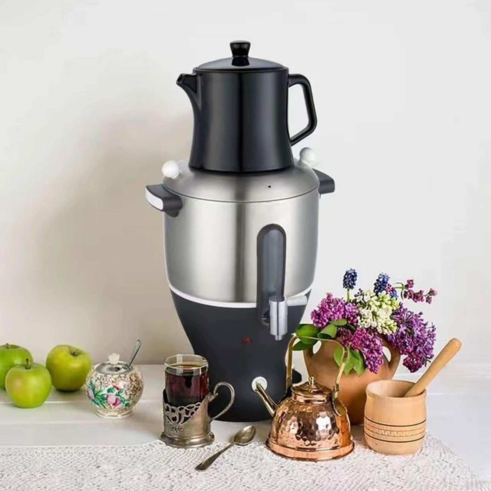 Macchina for Turco Samovar elettrica 6litri,caffè, Acciaio Inossidabile 304