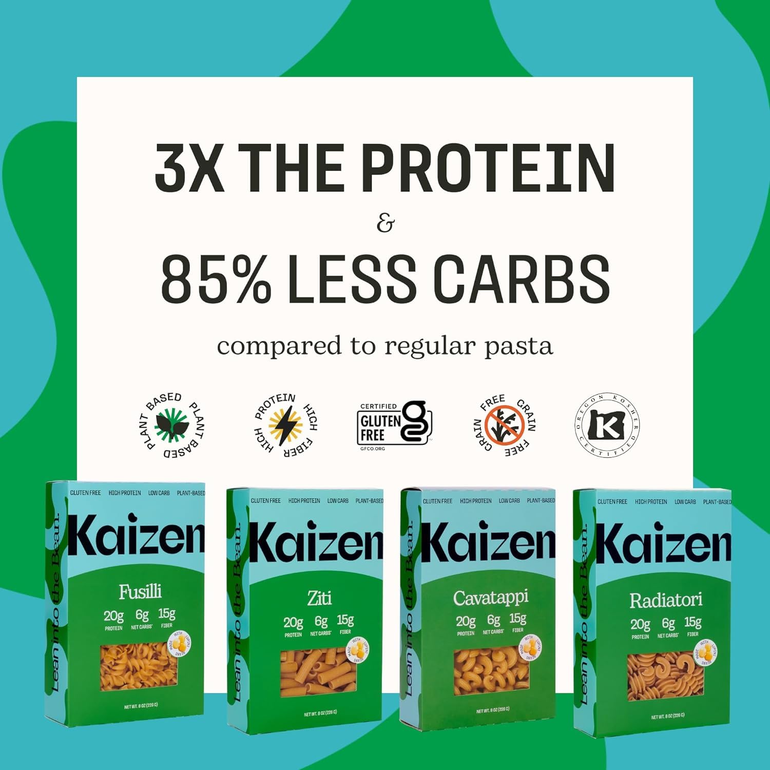 Kaizen Low Carb Pasta - High Protein, Keto Friendly, Nepal | Ubuy