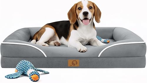 Miniatura 16 de Homemate Camas para Perros de Tamaño Grande: 36x27 pulgadas Cama Ortopédica para Perros Grandes XL Cama para Mascotas y Gatos de Exterior Sofá