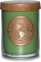 Vista 144 de ECO CANDLE CO. Vela reciclada, Pastel de Ron y Caramelo, 26 oz. - Aromas de Caramelo, Ron, Arce, Almendra, Pera y Vainilla - 100% Cera de Soya, Sin