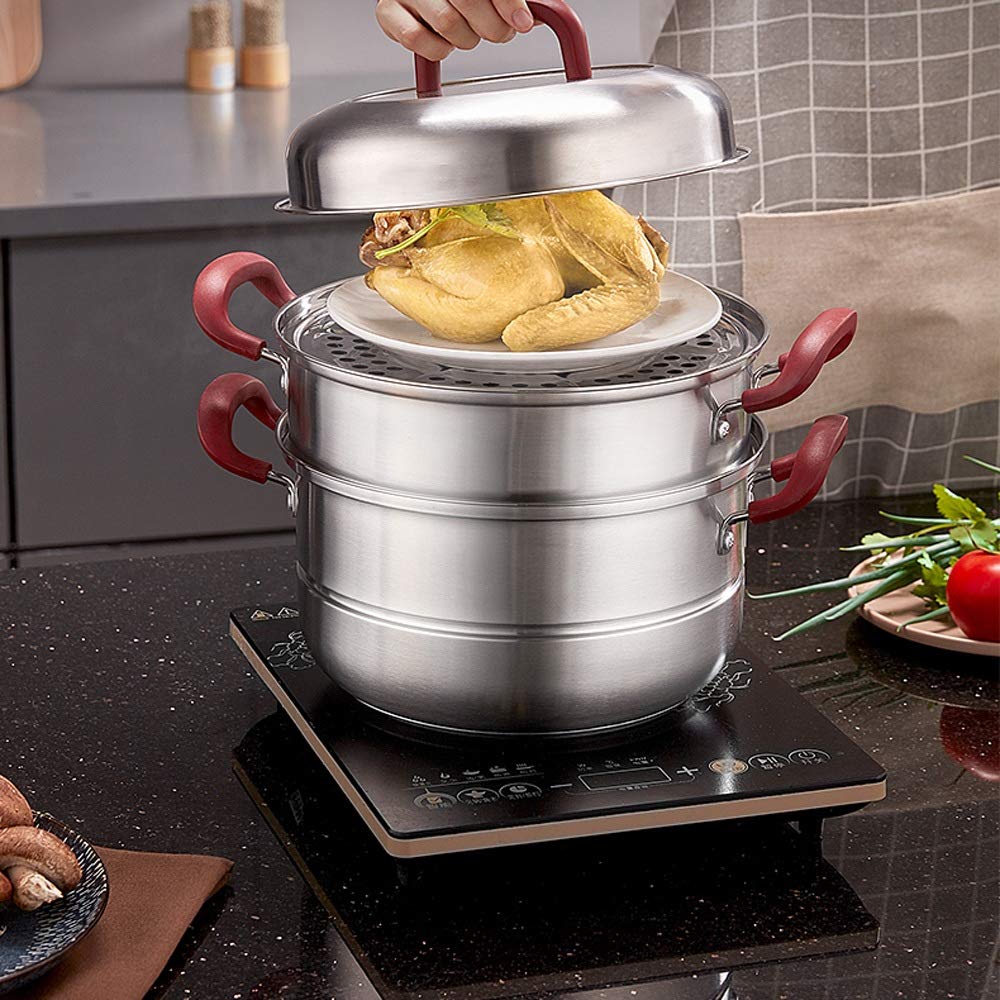 Vaporera multifunción de Acero Inoxidable, Olla de Vapor, Utensilios de Cocina for el hogar, vaporeras, Herramientas de Caldera, Cocina de inducción