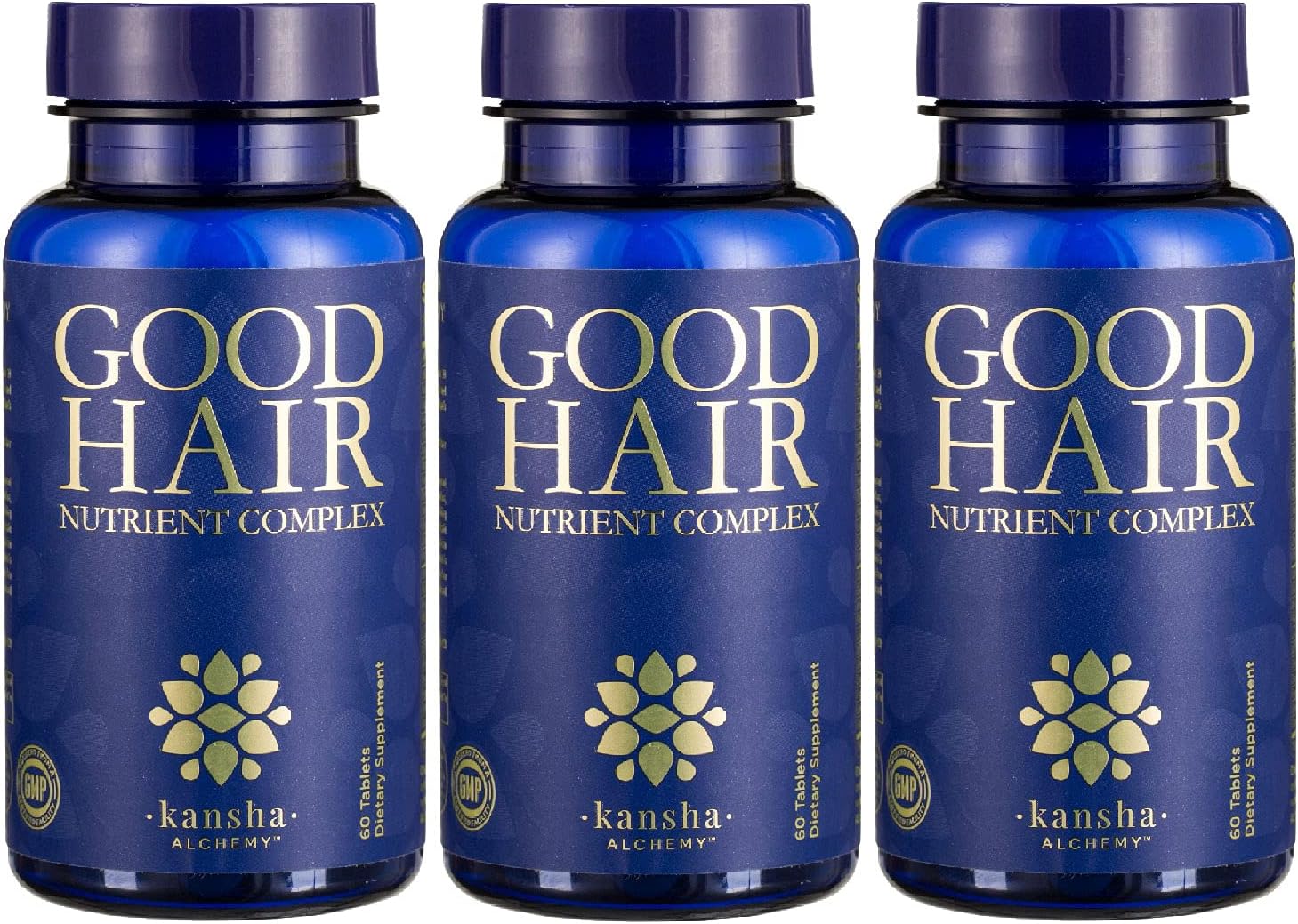Good Hair Growth (3 bottles) with DHT Blocker & Biotin for Longer, Stronger & Healthier Hair with Folic Acid, Saw Palmetto, Vitamins A,C,E Perfect Hair Growth for Men & Women