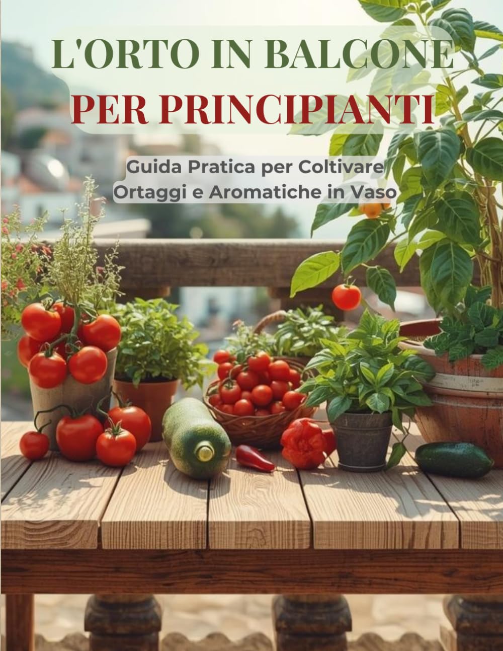 L'ORTO IN BALCONE PER PRINCIPIANTI: Guida Pratica per Coltivare Ortaggi e Aromatiche in Vaso