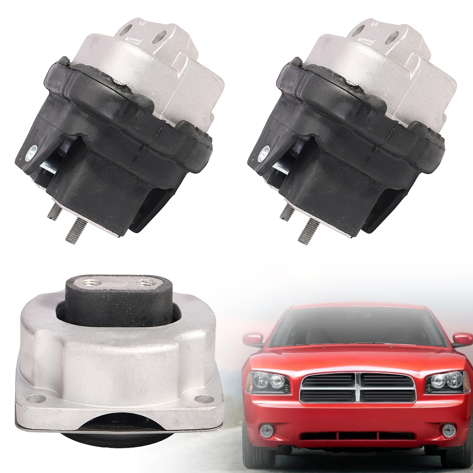 Amazon.com: Engine Motor and Transmission Mount kit Fit for Dodge  