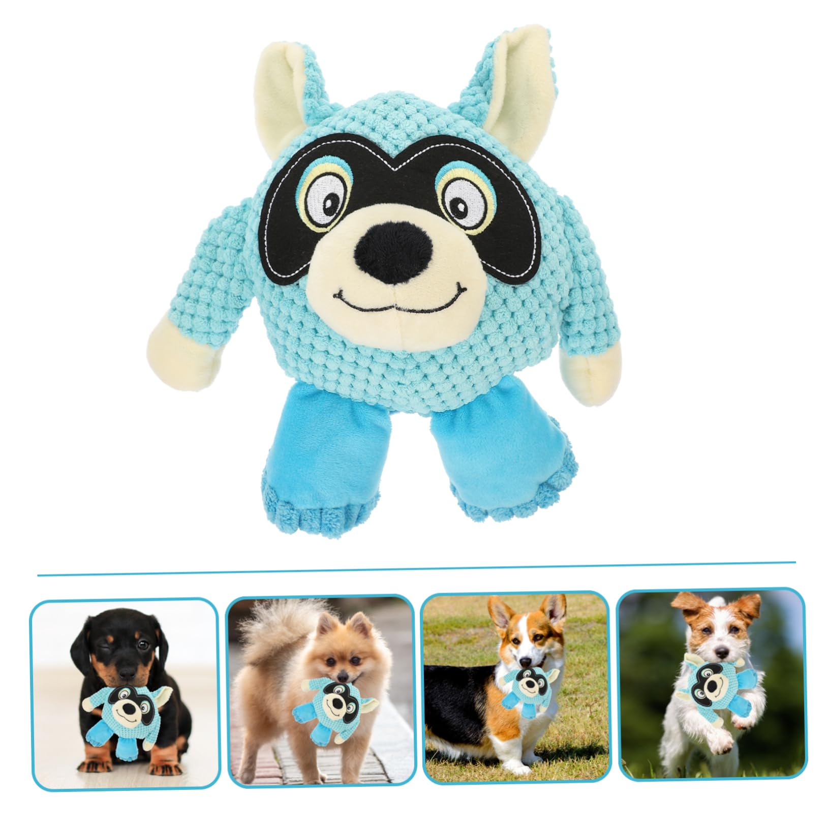 SUPVOX 2piezas Juguete De Peluche Interactivo para Perros Squeaky Toy De Alta Resistencia para Mascotas Que Muerden para Perros Pequeños Casa