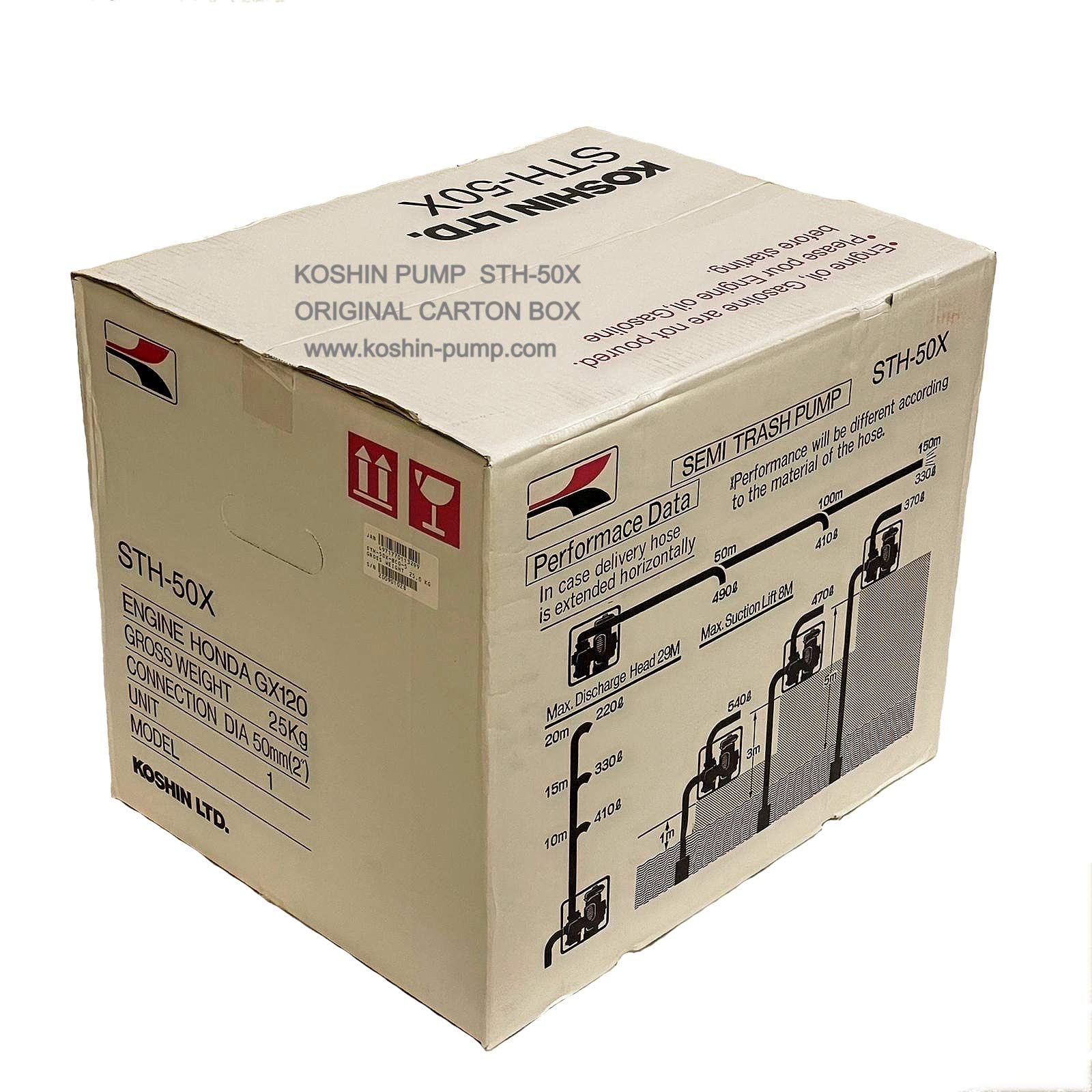 KOSHIN benzynowa pompa wodna 2" do brudnej wody motopompa STH-50X