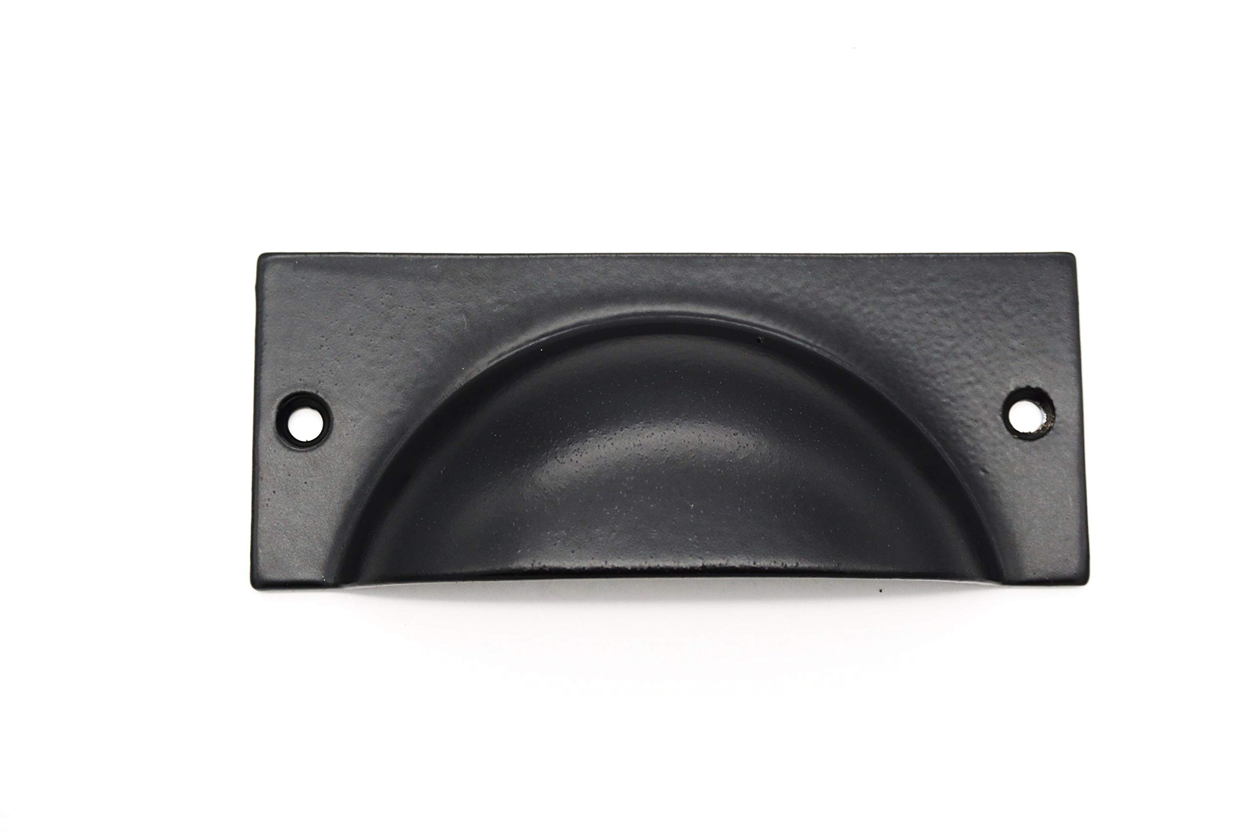 Black Iron Bin Pull Antique Cabinet Bin Pull Victorian Bin Pull Furniture Drawer Bin Pull Black Bin Pull Drawer Pull, Excellent Reproduction of