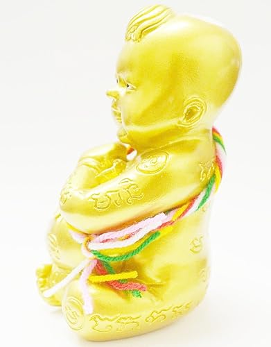 Miniatura 4 de Thai los Amuletos Magic regalo Tailandia kumanthong "reak traab-rab-chock Estatua" por archan Khom traivet