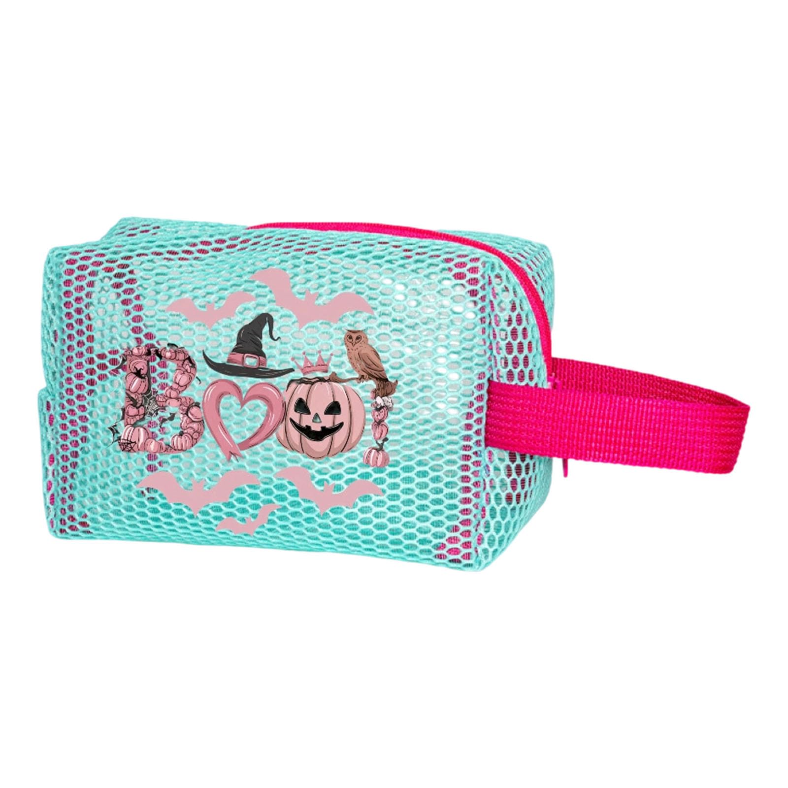 Tsophreniq Halloween Candy Collection Bags for Children Sturdy Meshes Trick or Treating Pouches Party Supplies Sturdy Mesh Halloween Treat Bags for Kids