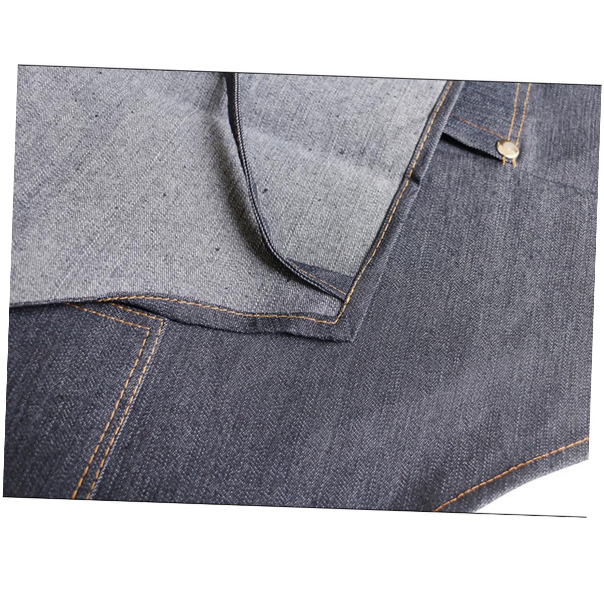 WOFASHPURET 1pc Work Apron Hair Cutting Apron Cooking Apron Multi-purpose Apron Halter-neck Apron Pocket Apron Cooking Gadget Apron Dishtowel Apron Denim Apron Salon Apron Black