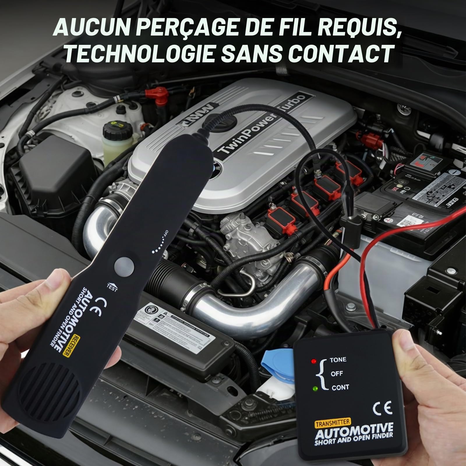 Automobile Outil De Réparation De Diagnostic Câble Circuit Fil Tracker Court Ouvrez Le Finder Tester Périphérique Checker Testeurs de circuits