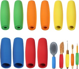 10 pcs Cutlery Padding Grips Foam Grip Tubing Foam Tubes Grip Aid Handle Utensils Tools for Disabled Elderly