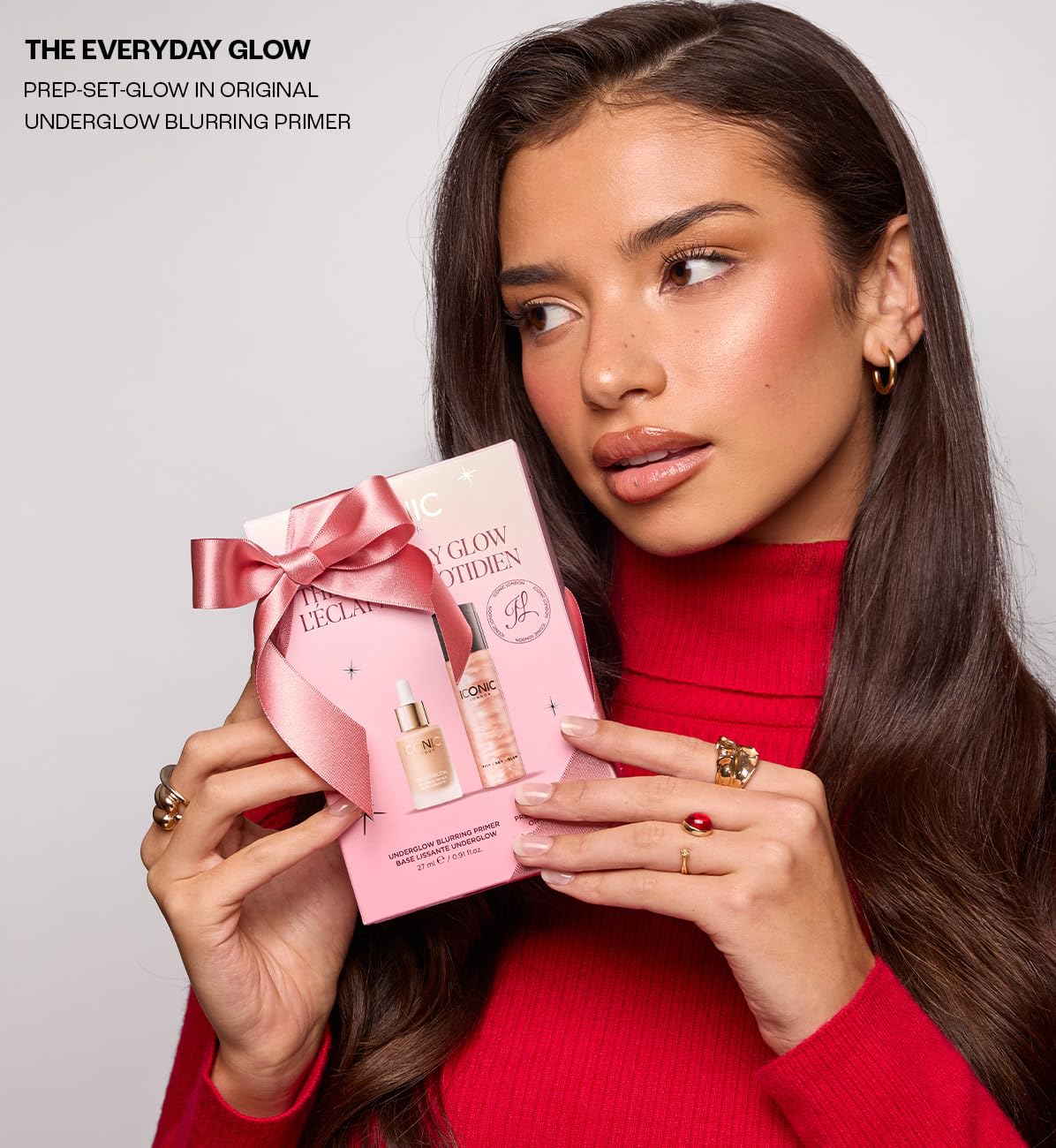 ICONIC LONDON The Everyday Glow Gift Set | Including Underglow Blurring Primer and Prep Set Glow, Makeup Gift Set - Image 3