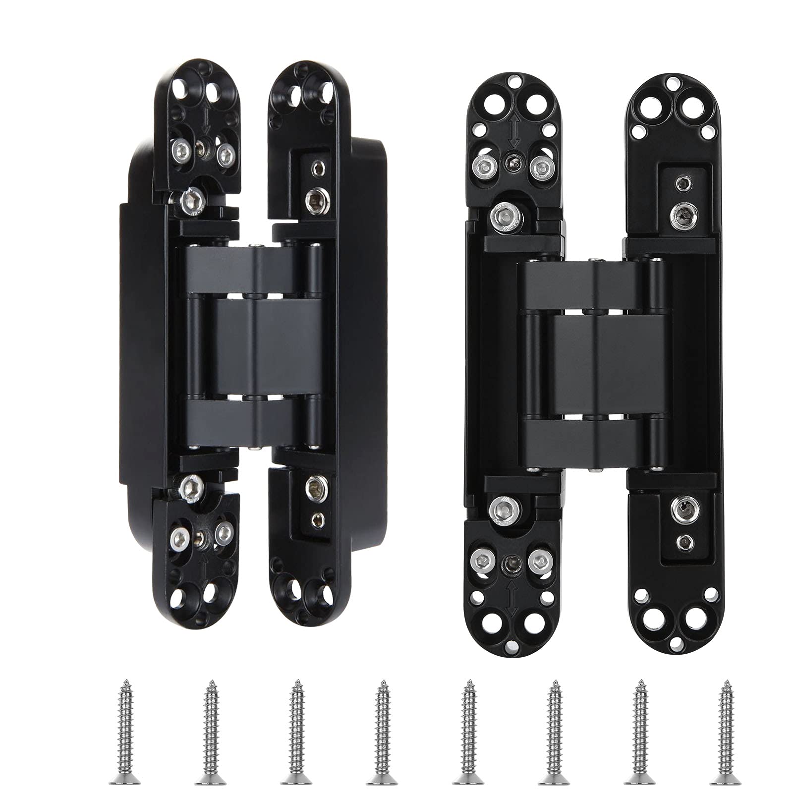 Buy 2 Pack 6 inch Heavy Duty Hidden Door Hinges Invisible Hinges
