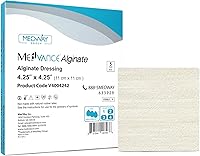 Vista 14 de MedVance Apósito estéril de alginato de calcio plateado altamente absorbente, (0.8 x 12 pulgadas), 5 apósitos/caja, paquete de 5