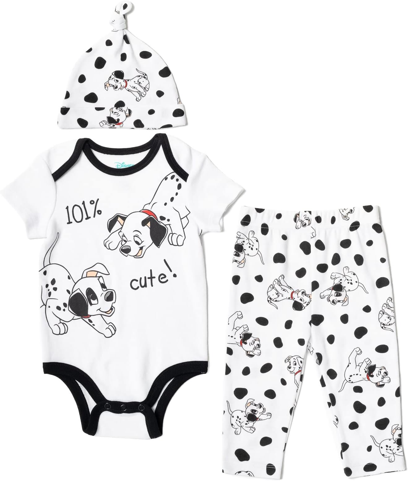 Disney Pixar Toy Story Monsters Inc. Lion King Mickey Mouse Mike Baby Bodysuit Pants and Hat 3 Piece Set Newborn to Infant